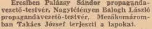 nagytétényi nyilas propagandavezető